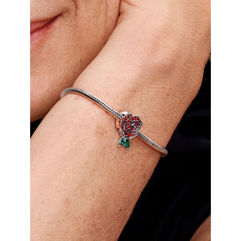 Pandora Silver Sparkling Rose In Bloom Charm - MococoPandora793201C025700303165479Charms