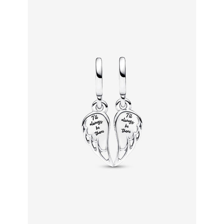 Pandora Silver Sparkling Splitable Angel Wings Dangle Charm - MococoPandora792821C015700303078908Charms