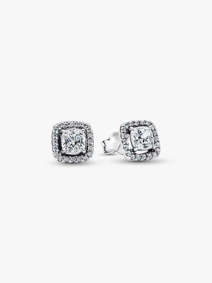 Pandora Silver Square Halo Stud Earrings - MococoPandora293551C025700303232058Earrings