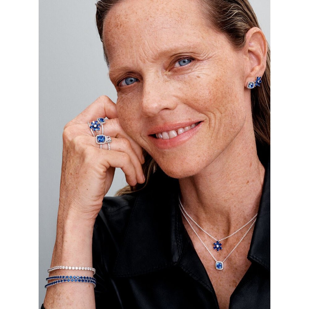 Pandora Silver Square Sparkle Halo Ring - MococoPandora198863C01-485700302866360Rings