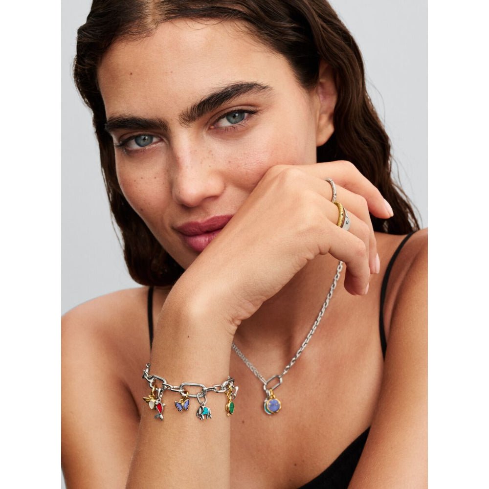 Pandora Silver Turquoise - Coloured Elephant Mini Dangle Charm - MococoPandora793858C015700303193267Charms