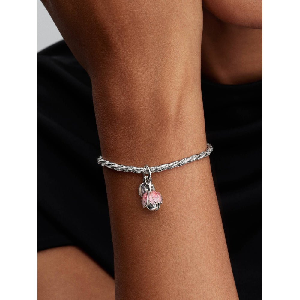 Pandora Silver Two-Tone Blooming Flower Dangle Charm - MococoPandora764453C015700303277769Charms