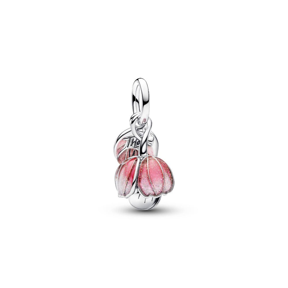 Pandora Silver Two-Tone Blooming Flower Dangle Charm - MococoPandora764453C015700303277769Charms