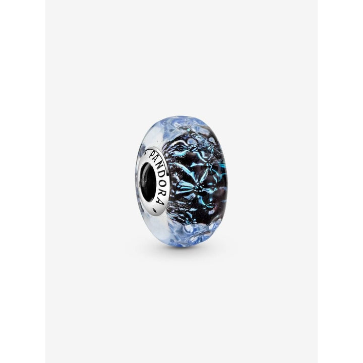 Pandora Silver Wavy Dark Blue Murano Glass Ocean Charm - MococoPandora798938C005700302877311Charms