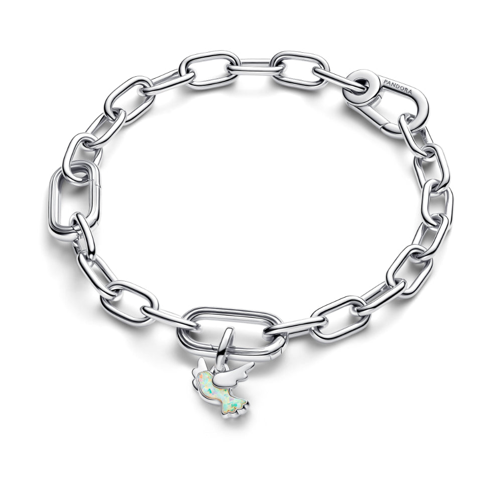 Pandora Silver White Dove Mini Dangle Charm Image 3