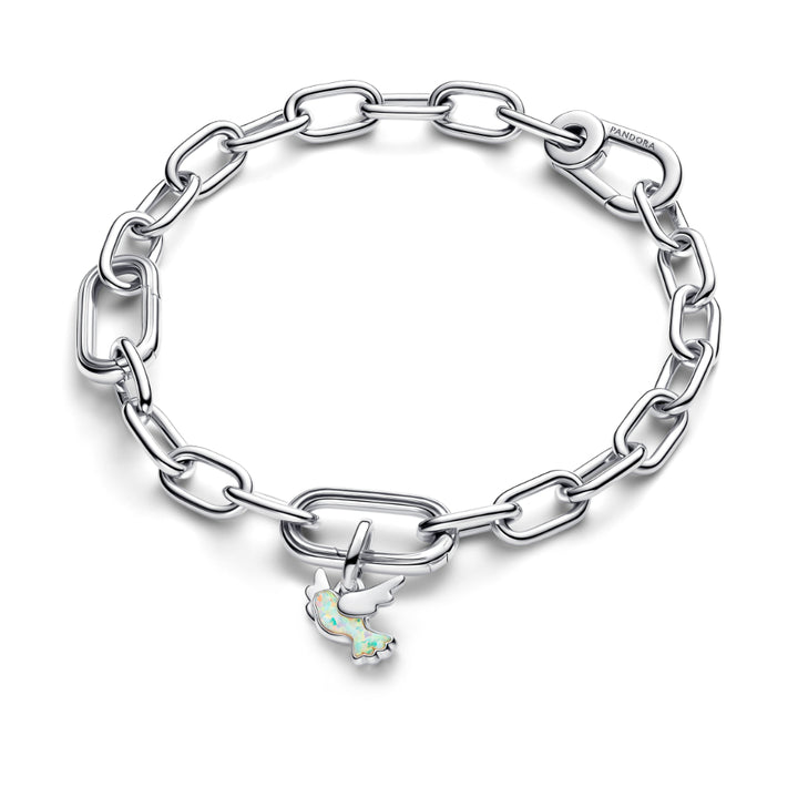 Pandora Silver White Dove Mini Dangle Charm Image 3