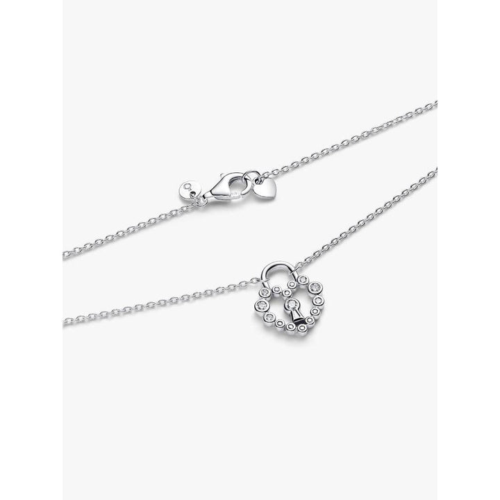 Pandora Sparkling Heart Padlock Pendant Necklace - MococoPandora394416C01-50Necklaces