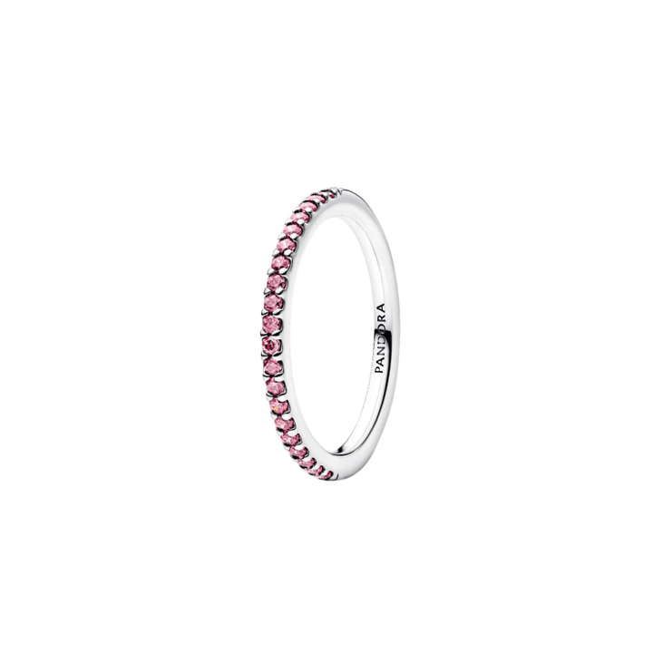 Pandora Sparkling Pink Band Ring - MococoPandora192999C02-50Rings