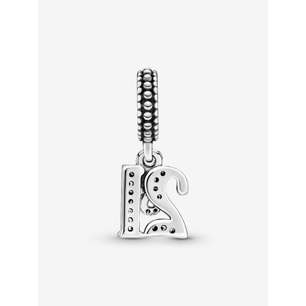 Pandora Sterling Silver 21st Celebration Dangle Charm Image 4