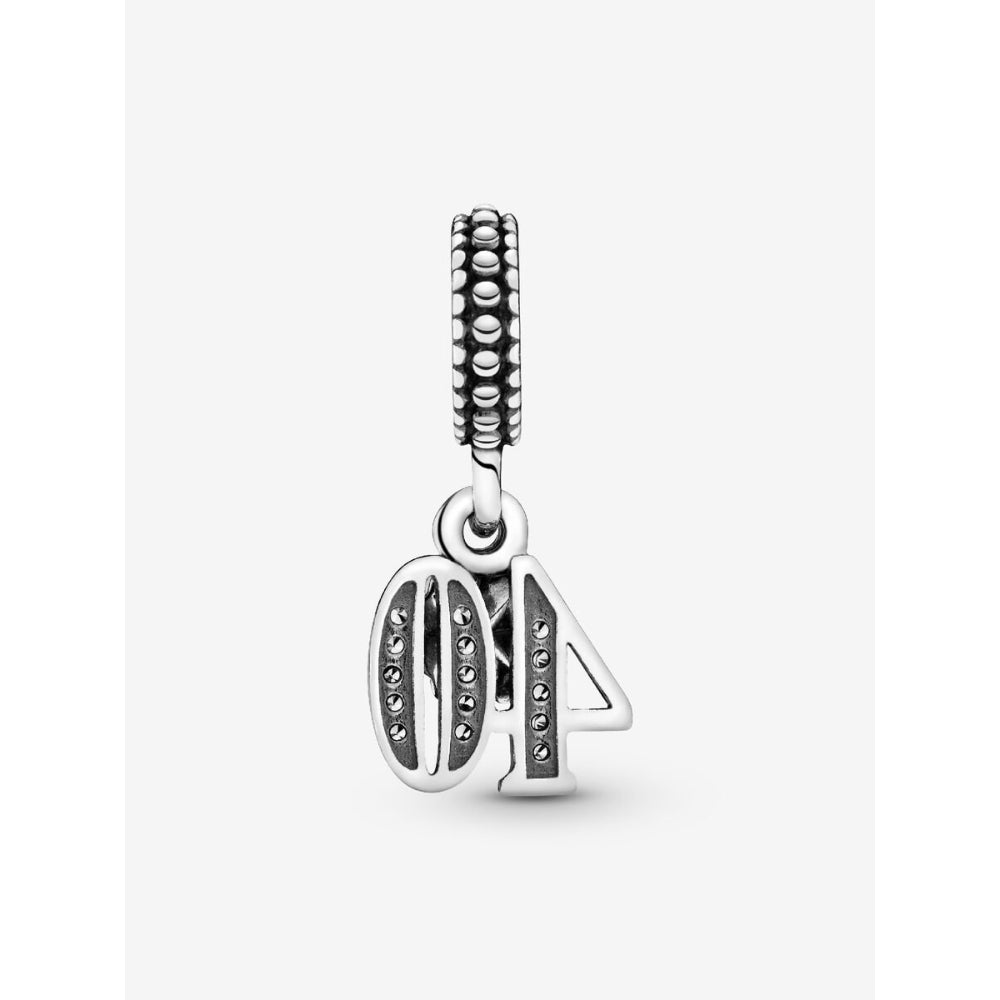 Pandora Sterling Silver 40th Celebration Dangle Charm Image 4