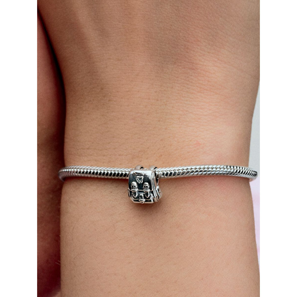 Pandora Sterling Silver Adventure Backpack Charm Image 2