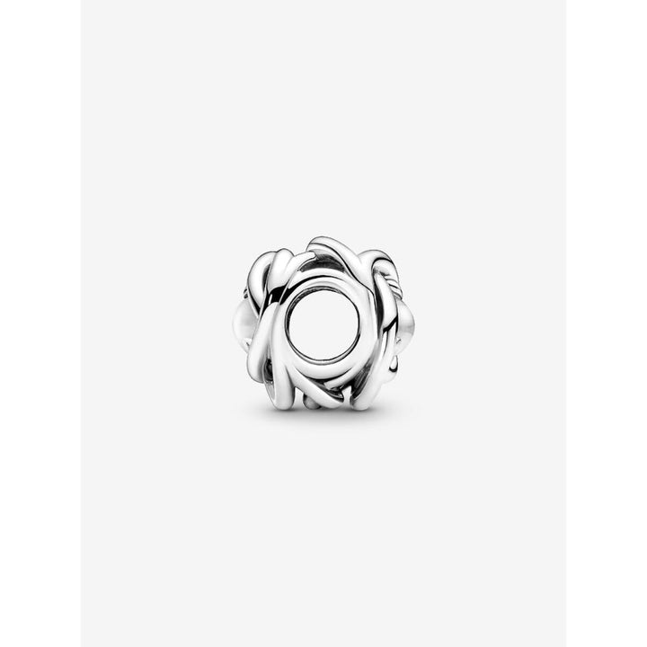 Pandora Sterling Silver April Birthstone Eternity Circle Charm Image 4