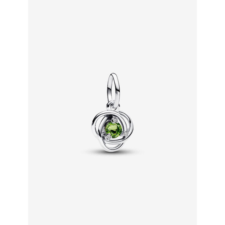 Pandora Sterling Silver August Birthstone Eternity Circle Dangle Charm Image 1
