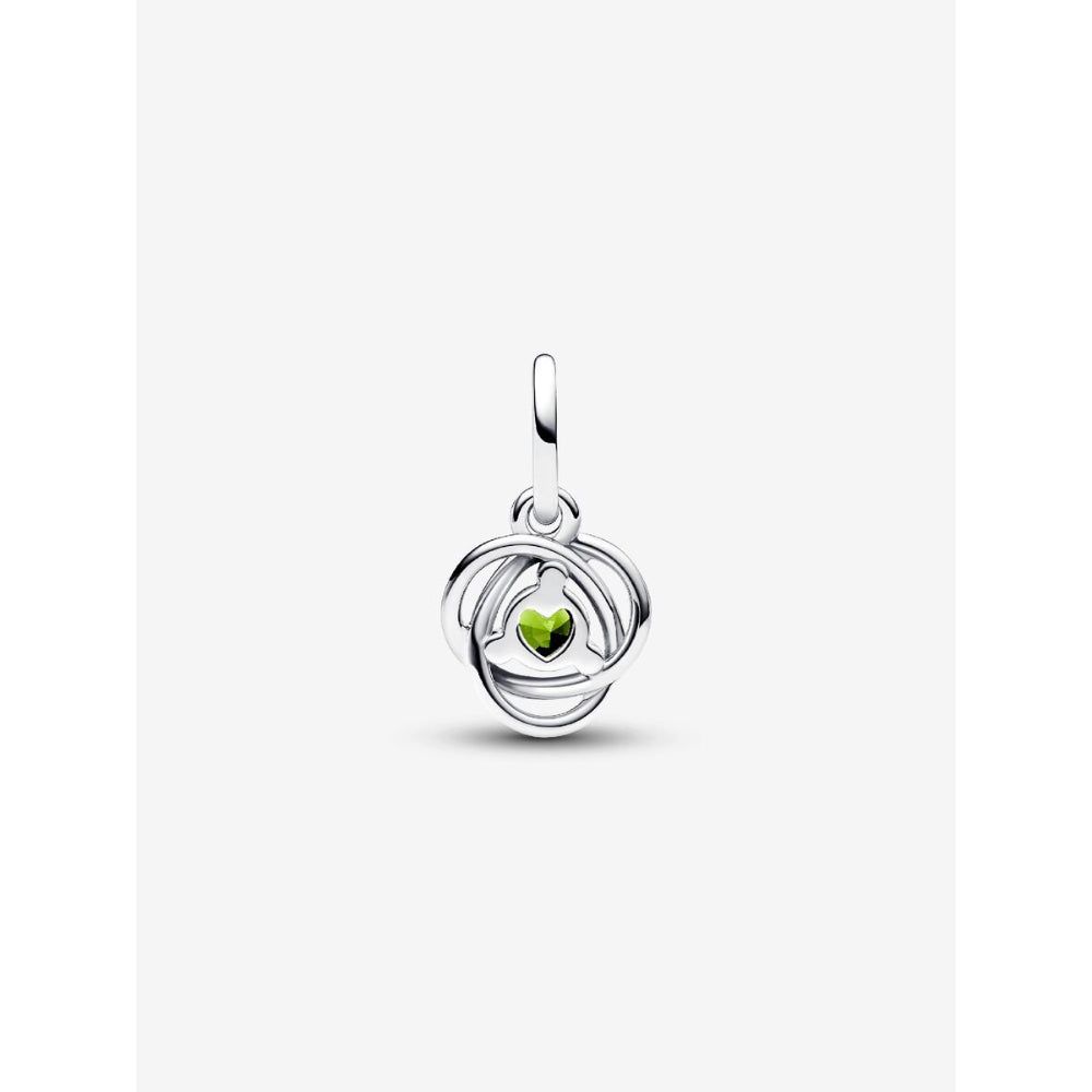 Pandora Sterling Silver August Birthstone Eternity Circle Dangle Charm Image 5
