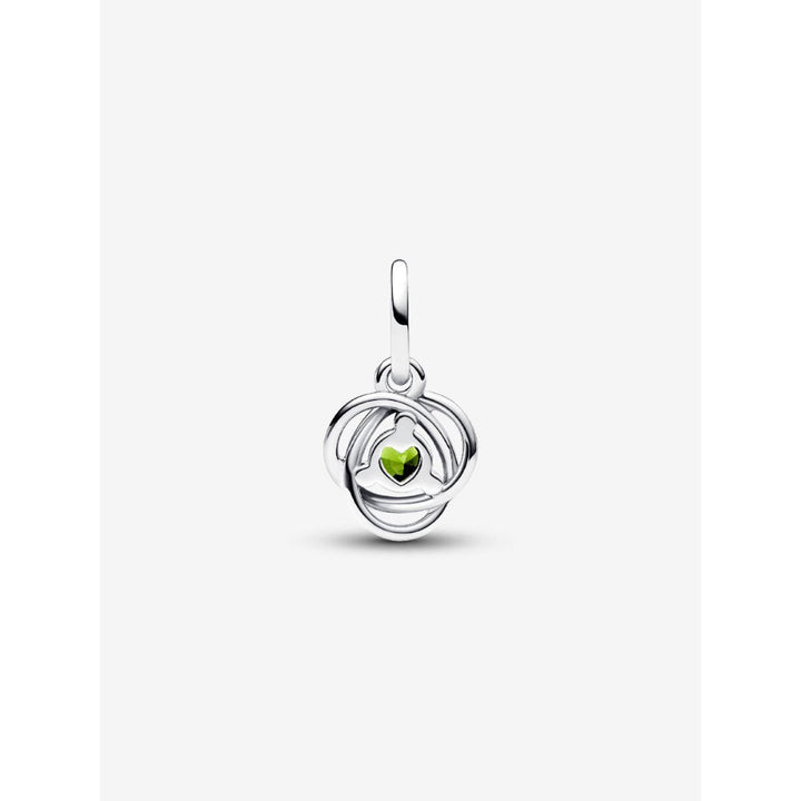 Pandora Sterling Silver August Birthstone Eternity Circle Dangle Charm Image 5