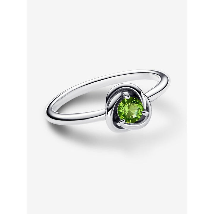 Pandora Sterling Silver August Birthstone Eternity Circle Ring Image 5