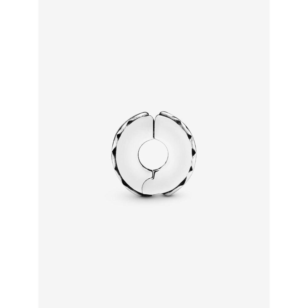 Pandora Sterling Silver Band of Hearts Clip Charm Image 5