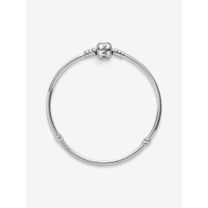 Pandora Sterling Silver Barrel Clasp Snake Chain Bracelet - 590702HV Image 3