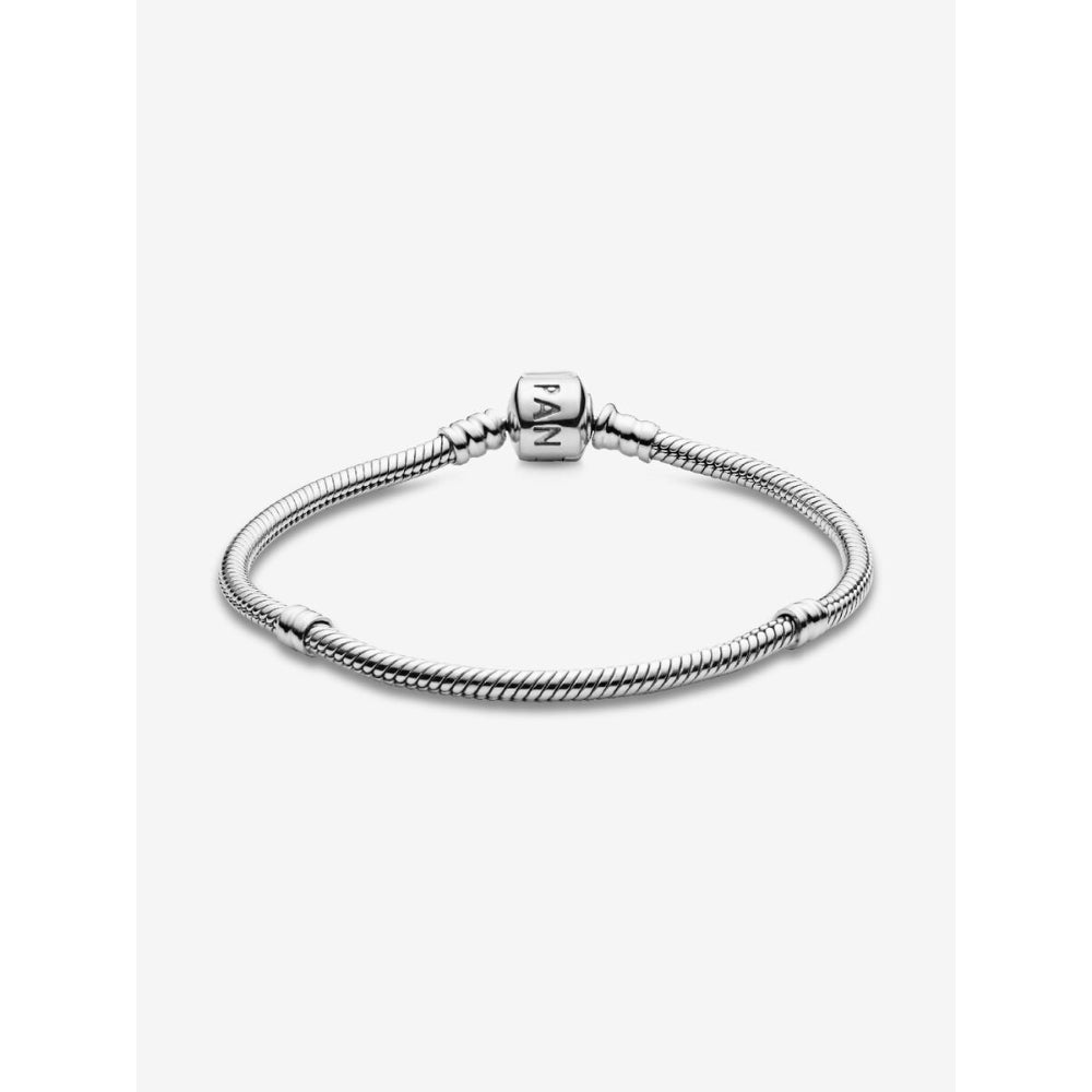Pandora Sterling Silver Barrel Clasp Snake Chain Bracelet - 590702HV Image 4
