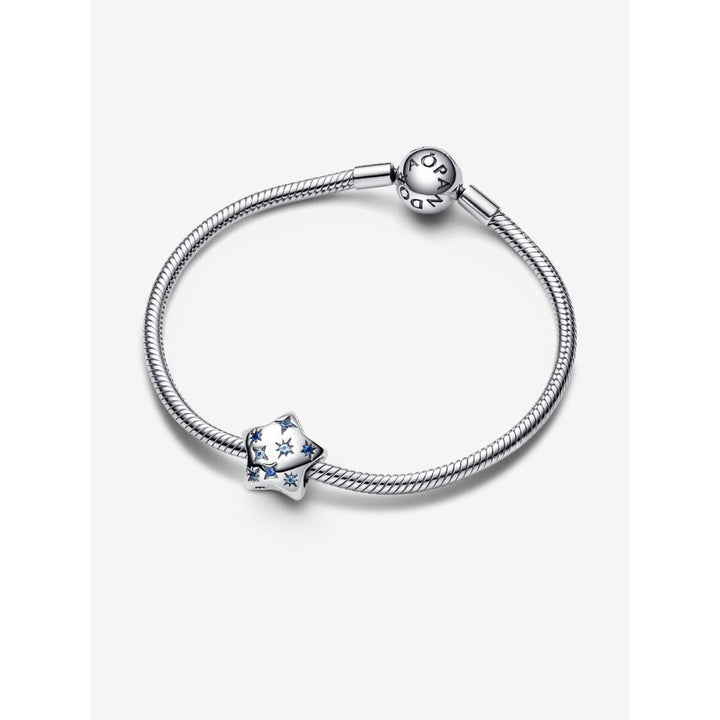 Pandora Sterling Silver Bold Sparkling Star Charm Image 4