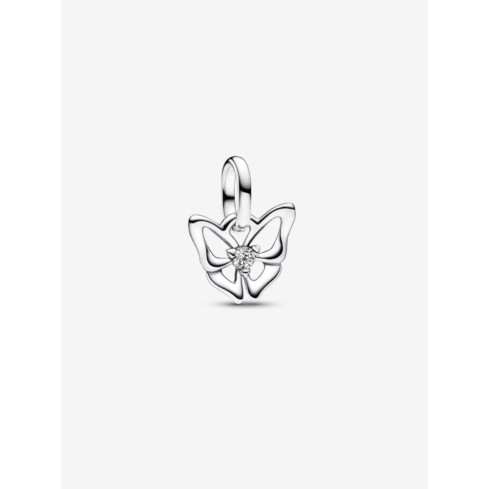 Pandora Sterling Silver Butterfly Mini Dangle Charm Image 1