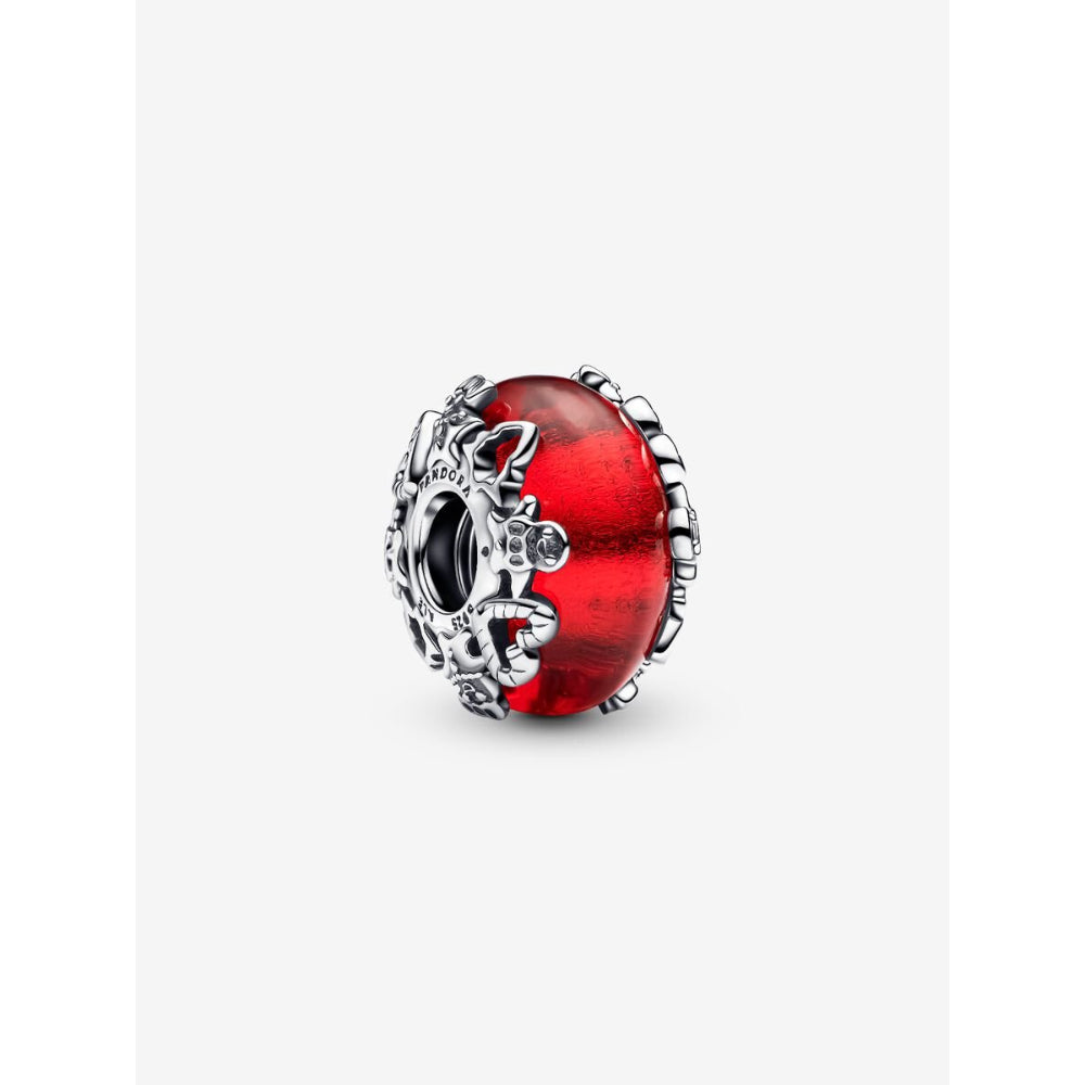 Pandora Sterling Silver Christmas Magic Murano Glass Charm Image 1