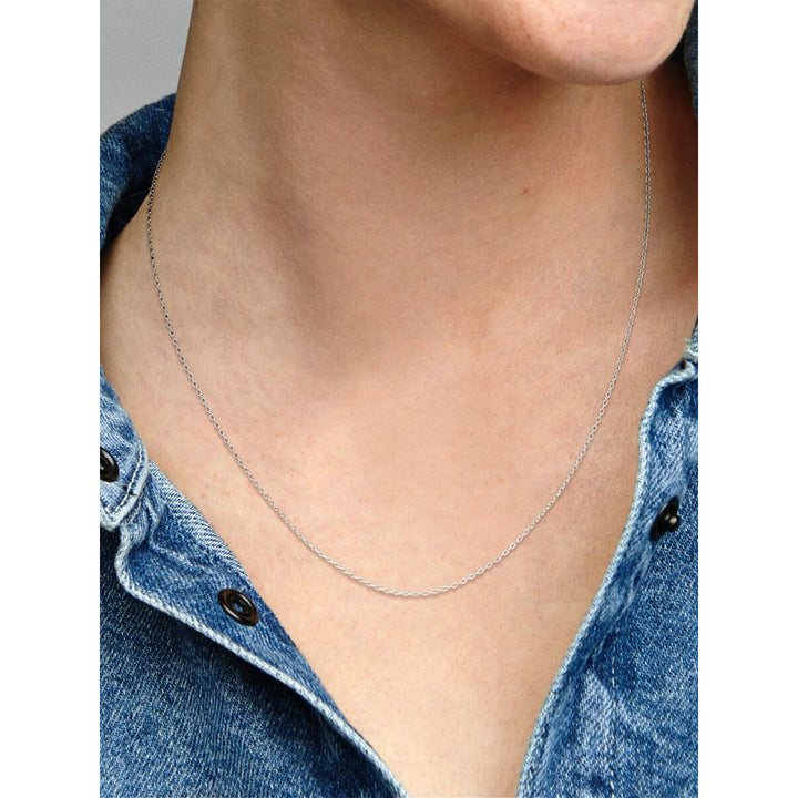 Pandora Sterling Silver Classic Cable Chain Necklace - 590515-45 Image 2