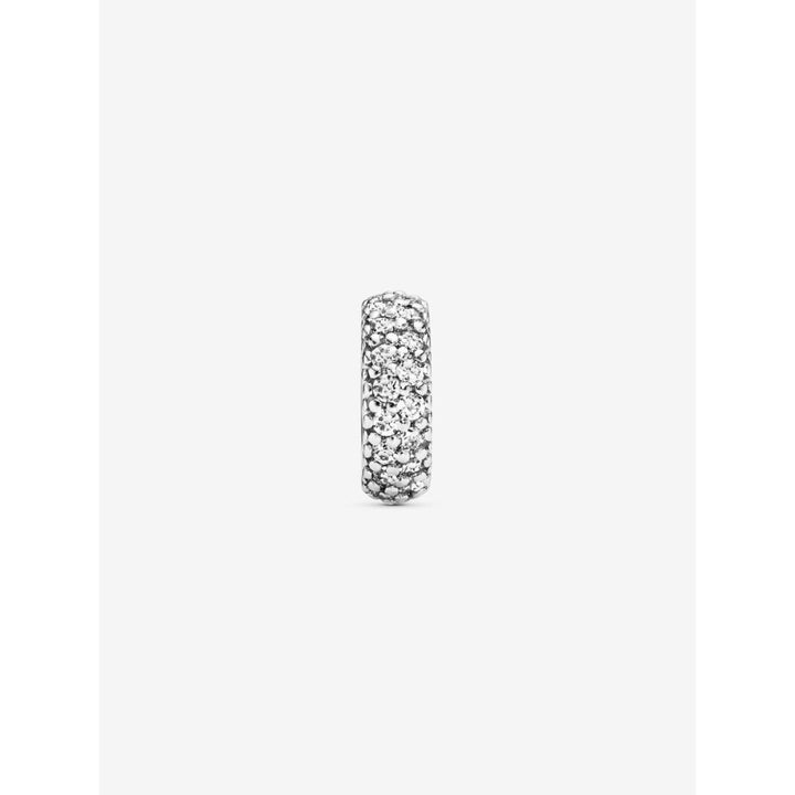 Pandora Sterling Silver Clear Sparkle Spacer Charm Image 3