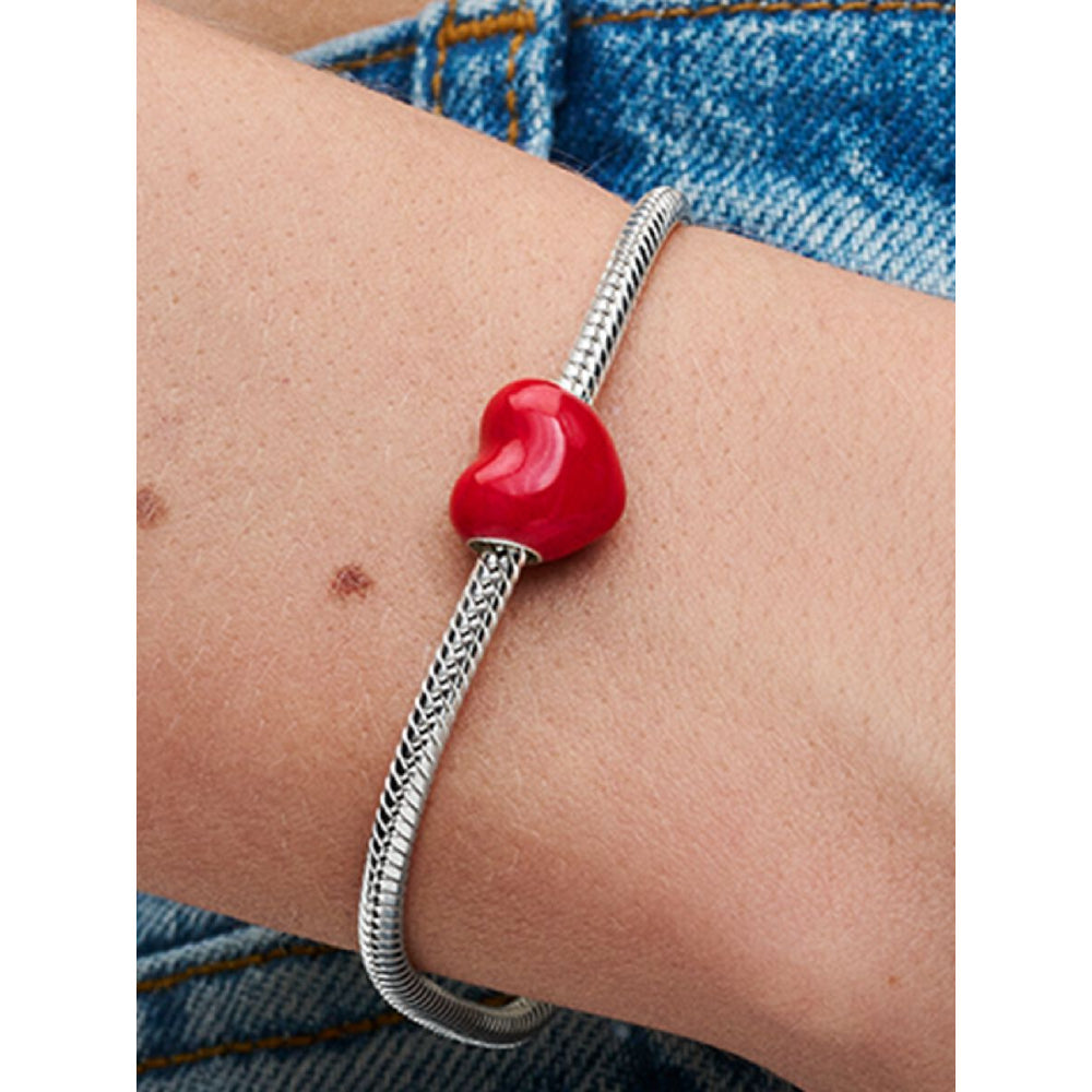 Pandora Sterling Silver Colour - Changing Hidden Message Heart Charm Image 2