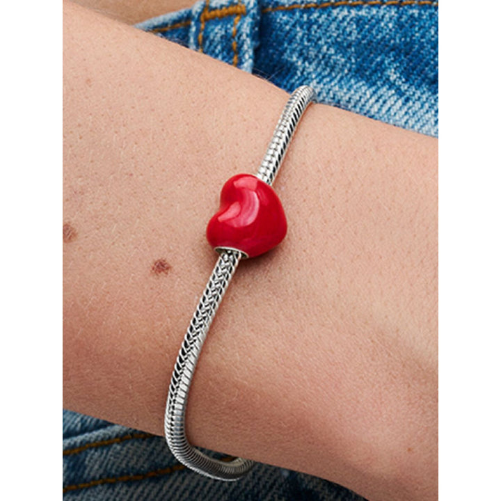 Pandora Sterling Silver Colour - Changing Hidden Message Heart Charm Image 2