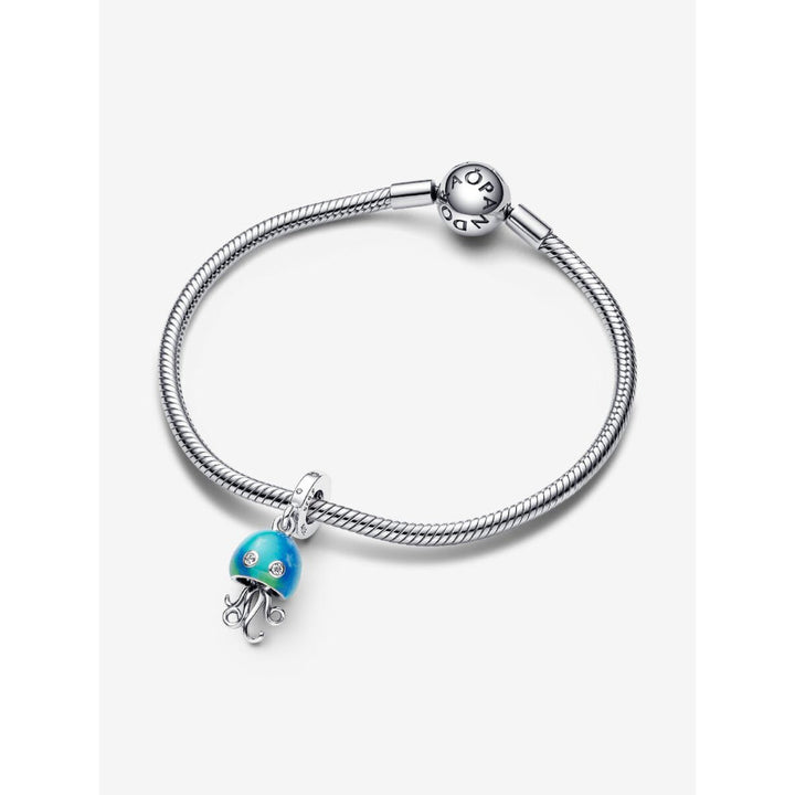 Pandora Sterling Silver Colour - Changing Jellyfish Dangle Charm Image 4