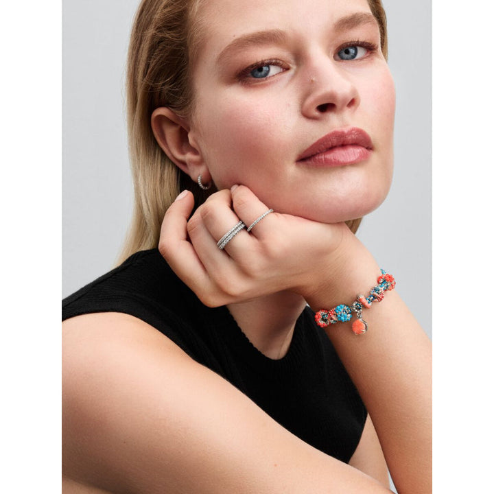 Pandora Sterling Silver Colourful Starfish Mini Charm Image 4