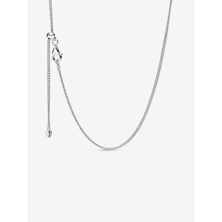 Pandora Sterling Silver Curb Chain Necklace Image 1