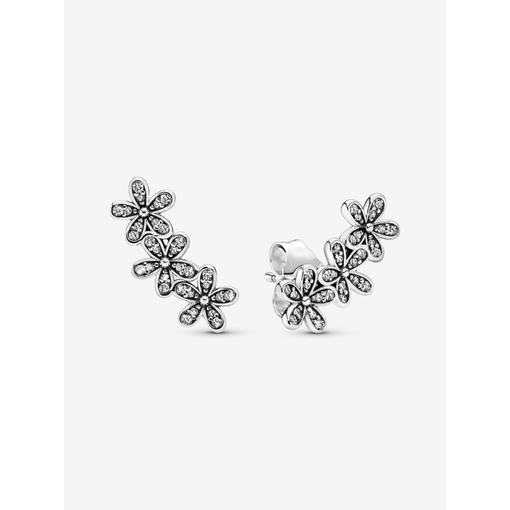 Pandora Sterling Silver Daisy Flower Stud Earrings Image 1