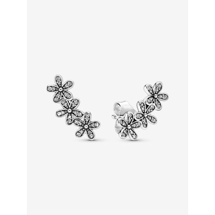 Pandora Sterling Silver Daisy Flower Stud Earrings Image 1
