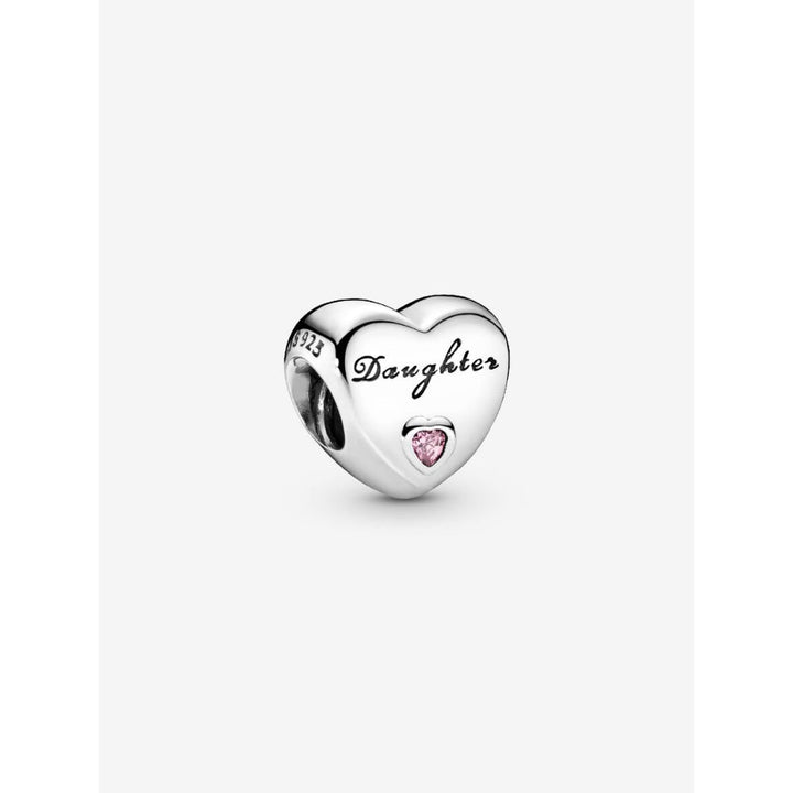 Pandora Sterling Silver Daughter Heart Charm Image 1