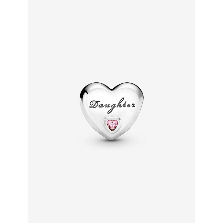 Pandora Sterling Silver Daughter Heart Charm Image 4