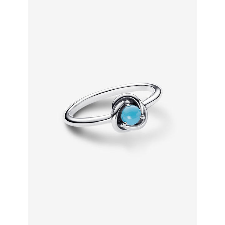 Pandora Sterling Silver December Birthstone Eternity Circle Ring Image 4