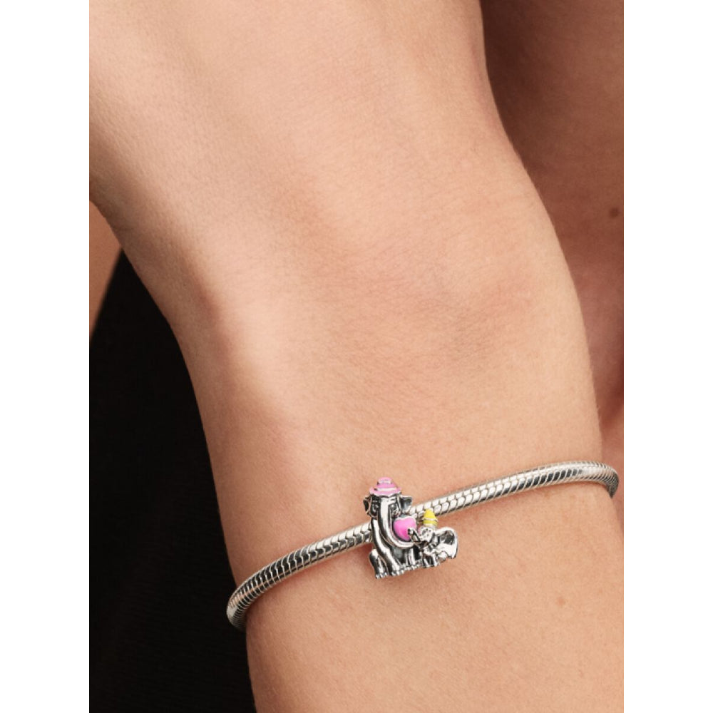 Pandora Sterling Silver Disney Dumbo & Mum Charm Image 2