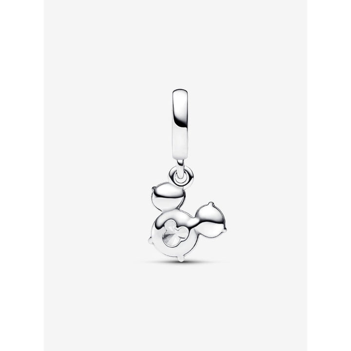 Pandora Sterling Silver Disney Mickey Mouse Sparkling Head Silhouette Dangle Charm Image 5