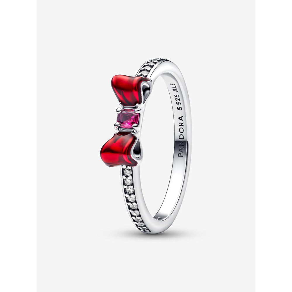 Pandora Sterling Silver Disney Princess Snow White Bow Ring Image 1