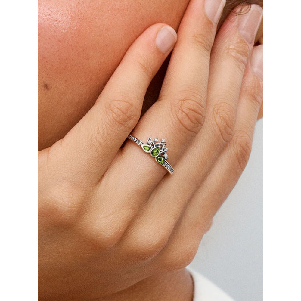 Pandora Sterling Silver Disney Princess Tiana Tiara Ring Image 2