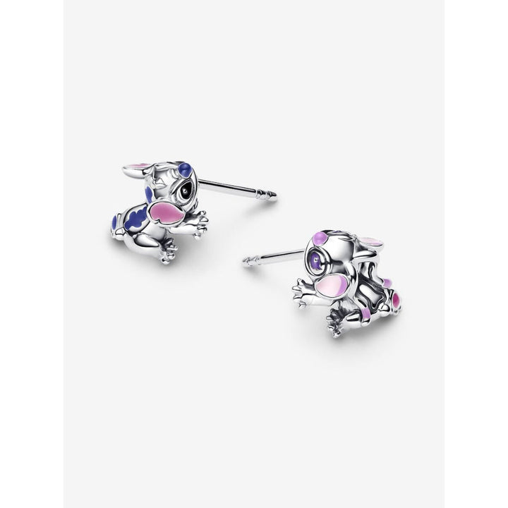 Pandora Sterling Silver Disney Stitch & Angel Stud Earrings Image 4