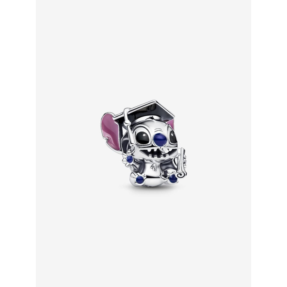 Pandora Sterling Silver Disney Stitch Graduation Charm Image 1