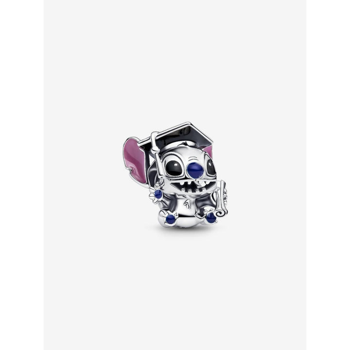 Pandora Sterling Silver Disney Stitch Graduation Charm Image 1