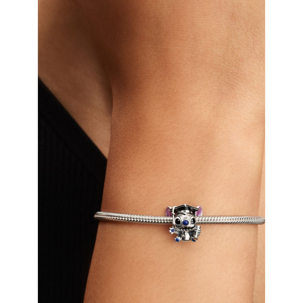 Pandora Sterling Silver Disney Stitch Graduation Charm Image 2