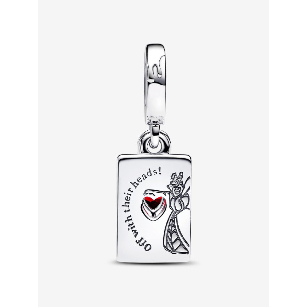 Pandora Sterling Silver Disney Villains Queen of Hearts Double Dangle Charm Image 5