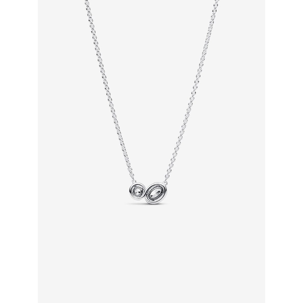 Pandora Sterling Silver Embracing Halo Necklace Image 6