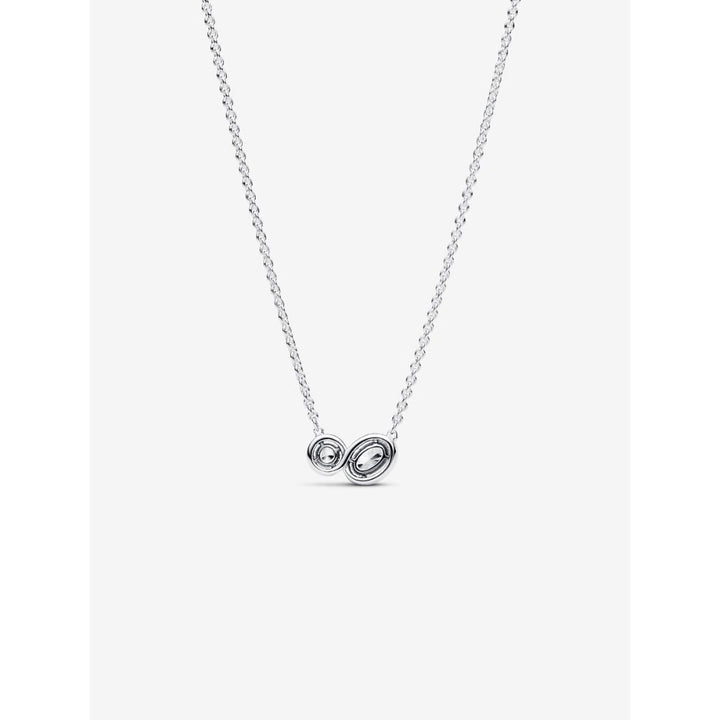 Pandora Sterling Silver Embracing Halo Necklace Image 6