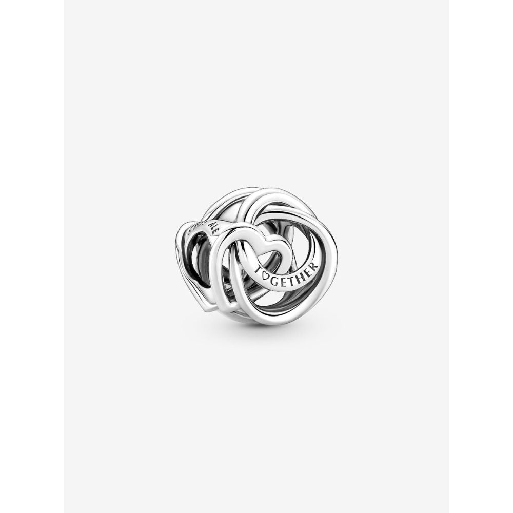 Pandora Sterling Silver Family Always Encircled Heart Charm Image 1